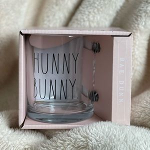 💕🐰“Hunny bunny” glass mug 🐰💕